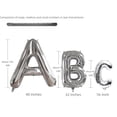 thumbnail image 3 of Globo de película de aluminio de 16 pulgadas con letras de cuerpo delgado para decoración de bodas y cumpleaños, 3 of 6