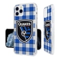 thumbnail image 5 of San Jose Earthquakes iPhone Plaid Design Clear Case, 5 of 7