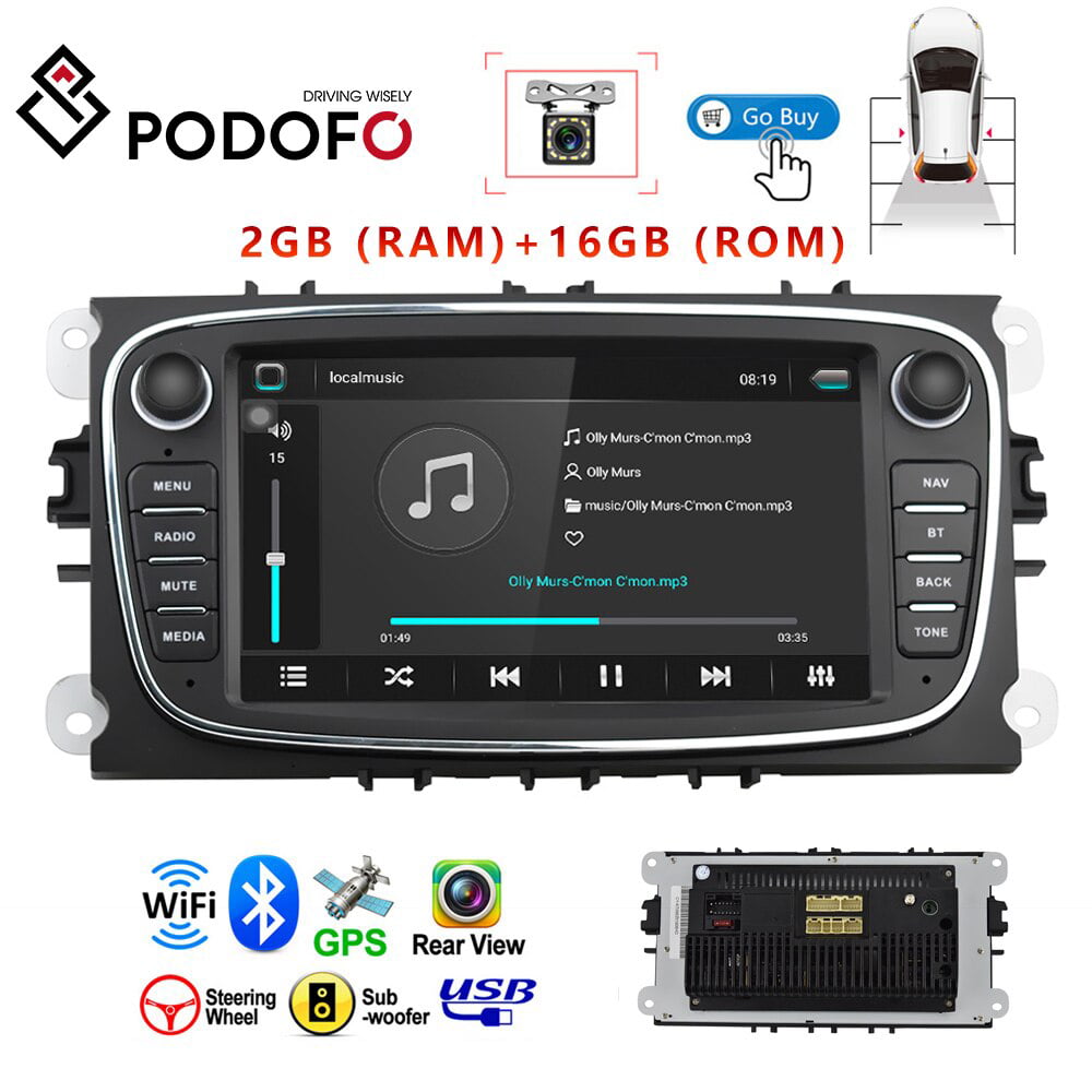 7" Autoradio MP5 MP3 Auto Player Bluetooth Mirror Link USB FM AUX IN mit Rahmen 