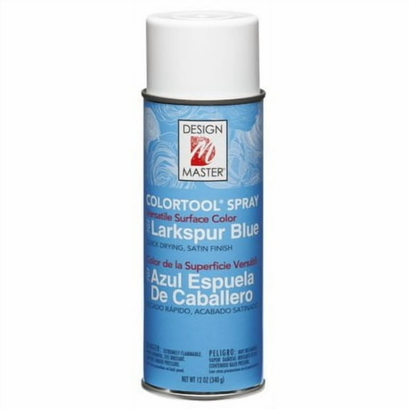 Design Master Colortool Spray Paint Larkspur Blue 12 oz