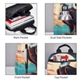 thumbnail image 5 of Daiia Cartoon Iceberg Bald Eagle School Backpack for Men and Women Lightweight Backpack Durable Backpack Water-Resistant,Travel,Work Bag, 5 of 9