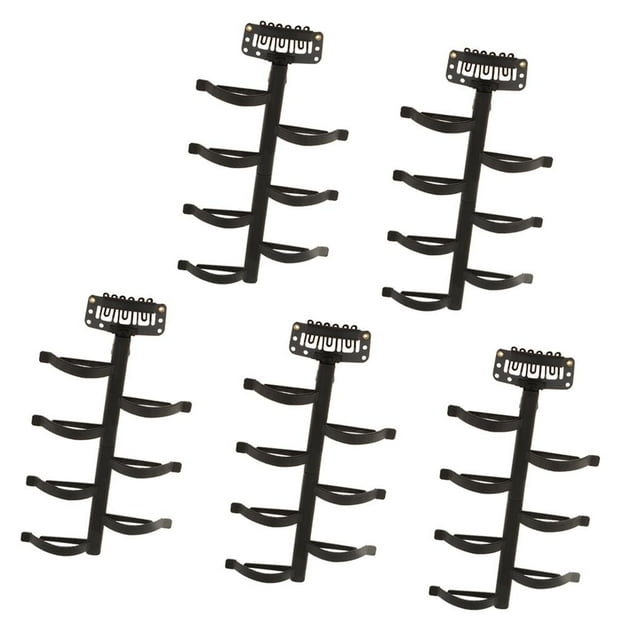 Esquirla Tresseuses à la Mode Outil de Coiffure pour Tresses 5 Pcs - Noir, Tel Que Décrit