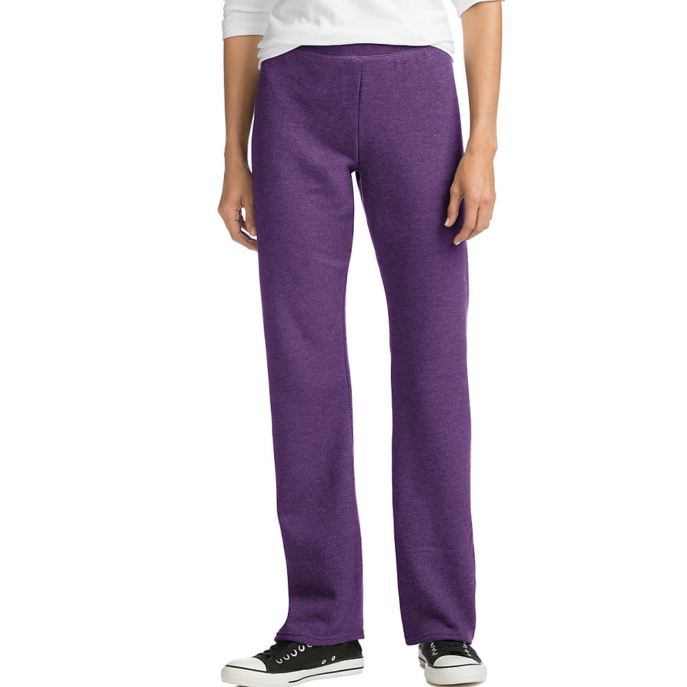 Hanes - Hanes ComfortSoft⢠EcoSmart® Women's Petite Open Leg Sweatpants - O4634 - Walmart.com