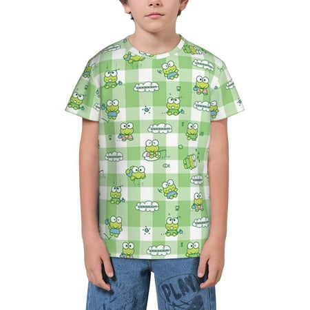 

Keroppi Teenagers Gifts For Teen Boys & Girls Short Sleeve Classic Fit T-Shirt，Sizes Xs-Xl