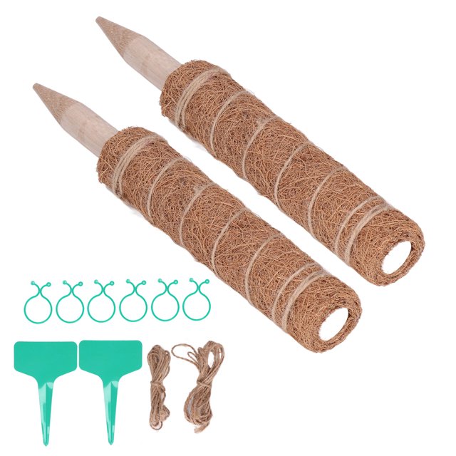 Soporte Para Trepar Plantas, Poste De Musgo De Pequeño Volumen Que Mantiene El Peso Ligero Hidratado Para Plantaciones Para Jardines Cergrey Plant Stakes