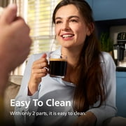 Philips 3300 Series Fully Automatic Espresso Machine, Black Chrome - EP3326/90