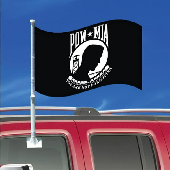 Eagle Emblems POW MIA You Are Not Forgotten Flag 12" x 18"