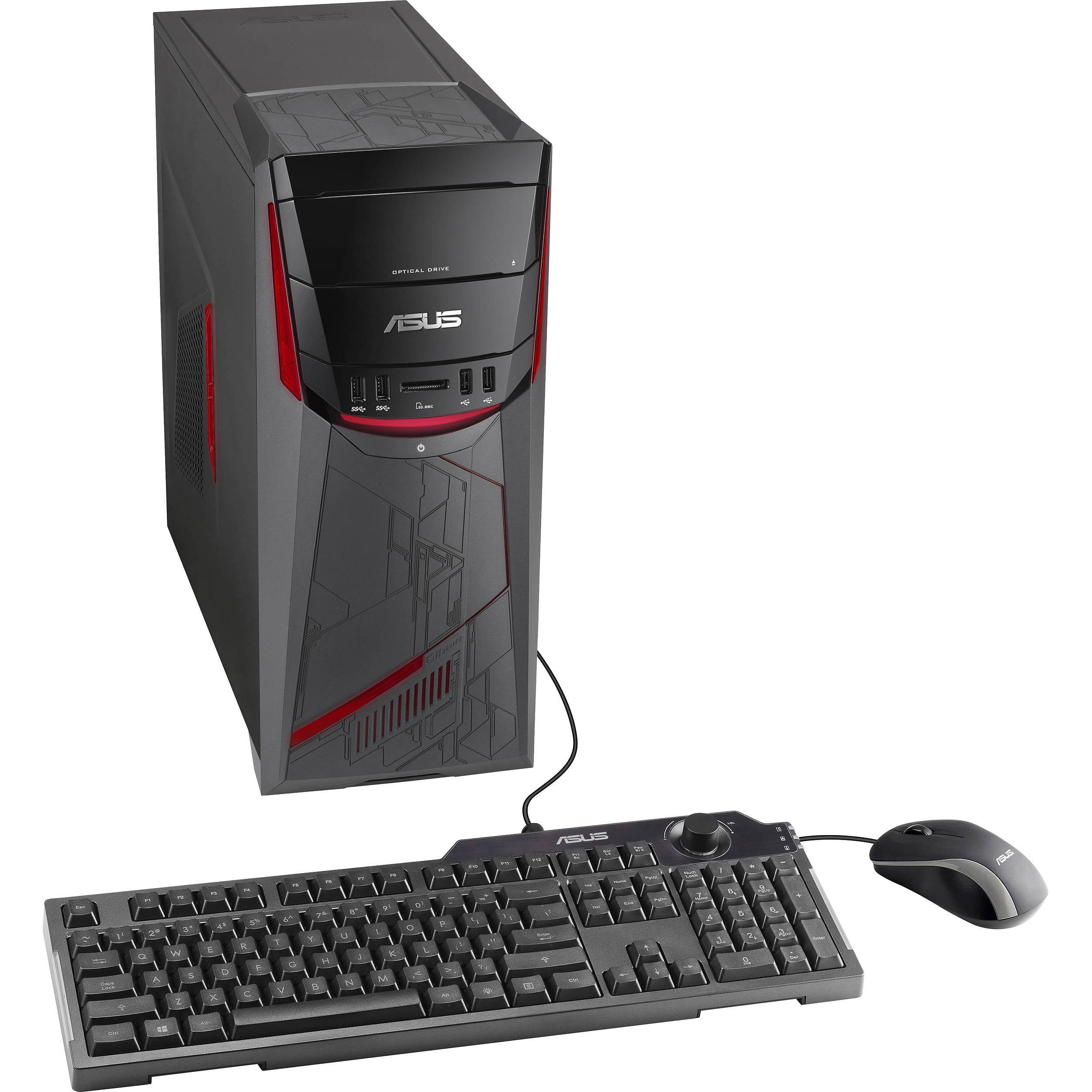 Manufacturer Refurbished ASUS G11CD-US007T Desktop Intel i7-6700 3.4GHz 16GB 2TB + 8GB GTX 970 4GB Win10 by ASUS