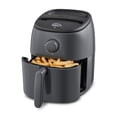 thumbnail image 1 of DASH DCAF200GBGY02 Tasti Crisp - Cocina de horno eléctrica con control de temperatura, cesta antiadherente, guía de recetas + función de apagado automático, 1000 vatios, 2.6 galones, color gris, 1 of 5