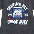thumbnail image 2 of SpongeBob SquarePants - Fly on 4th of July - Toddler And Youth Girls Fleece Dress, 2 of 5