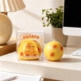 thumbnail image 6 of Potato Crunchy Squishy Toy, Yellow Potato Stress Ball with Brown Spots, Crunchy Sound Fidget Toy, Stress Relief Sensory Toy for Kids Adults, Desk Decor Gift, 6 of 7