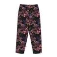 thumbnail image 5 of Goofa Orchids Flowers Printed Soft Pajama Pants for Women, Wide Leg Comfy Casual Lounge Yoga Pants-X-Large, 5 of 9