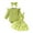 Green, variant on Taybagh First Birthday Outfit Girl Long Sleeve Dress Set Headband Newborn Girl Clothes Cute Bow Pattern Elegant Party Orange 3-6 Months