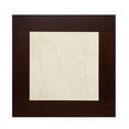 thumbnail image 3 of Transitional Style Dual Tone Ivory & Dark Cherry 9pc Set Dining Room Counter Height Table w Shelf 8x Side Chairs Dining Faux Marble Padded Chairs, 3 of 8