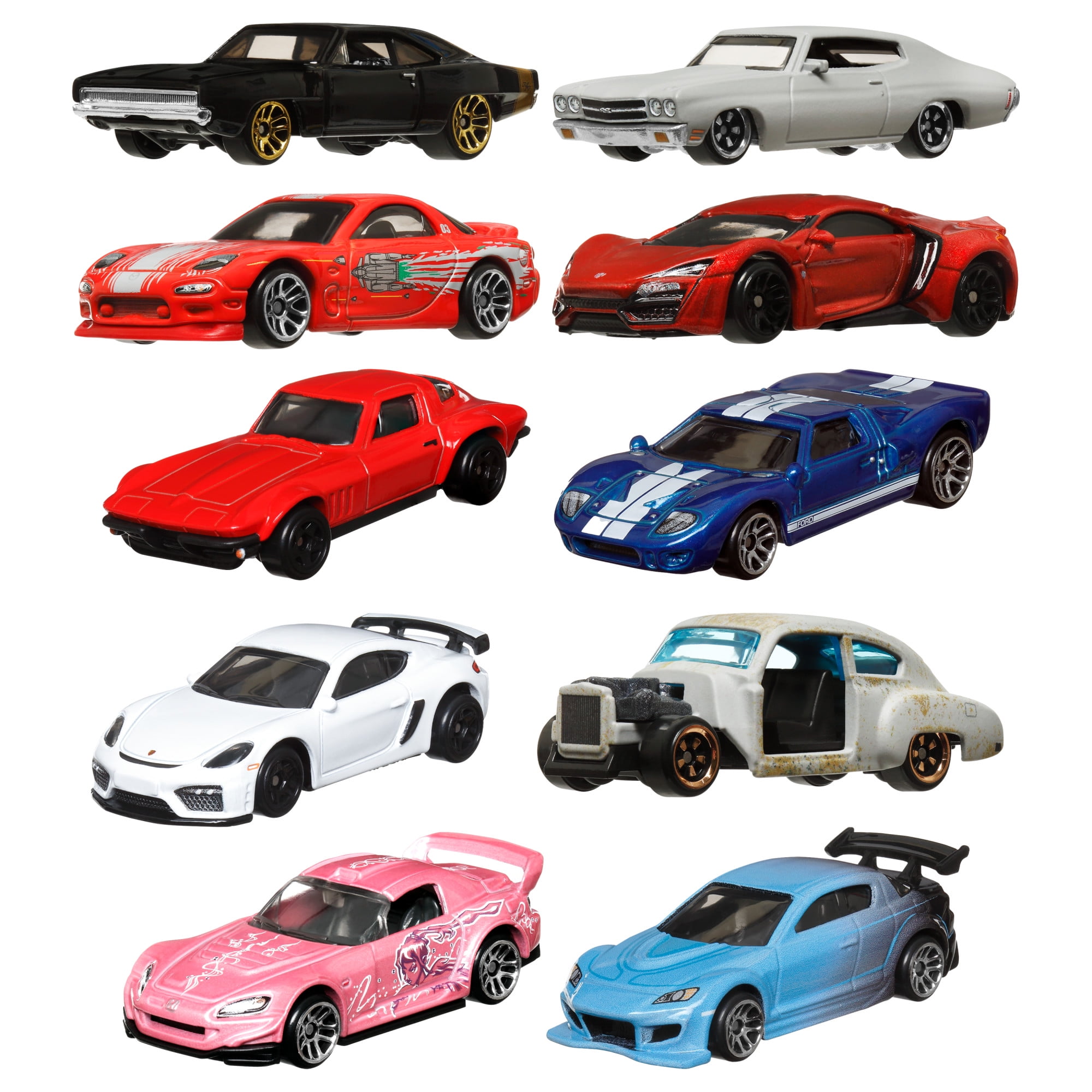 Hot Wheels Car, Fast & Furious-Themed Toy Car (Styles & Colors May Vary, Items May Not Be Pictured) [Walmart Exclusive]
