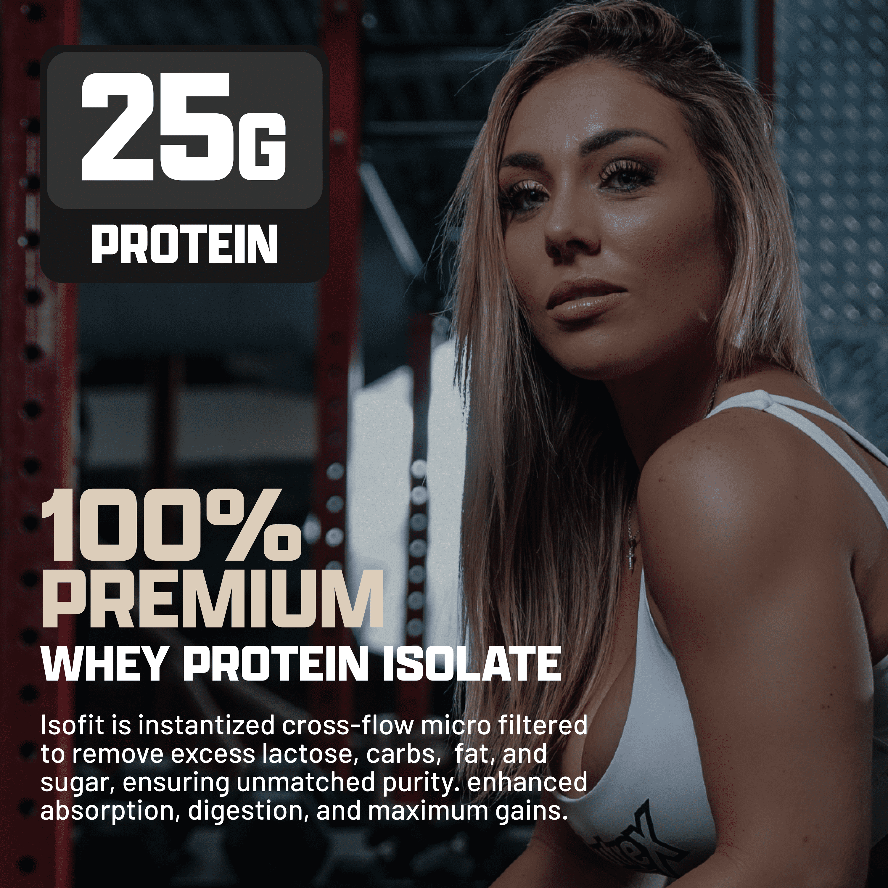 Nutrex Research IsoFit Vanilla Whey Isolate Protein Powder 100% Whey Protein Isolate | Muscle Recovery, Naturally High EAAs | Fast Absorbing, Easy Digestion | (Vanilla Bean Ice Cream, 30 Servings)