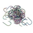 thumbnail image 3 of Lefu 50 Pcs Hameçon de Pêche Plateforme Carpe Crucian Fine Manche Long Coloré avec Barre, 3 of 9