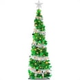 thumbnail image 2 of 5FT Christmas Tree Decorations Indoor,Artificial Christmas Tree Skinny Christmas Trees Or Christmas Home Room Apartment Decor, 2 of 3