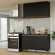 thumbnail image 1 of Cocina Integral Madesa Reims 120 cm Negro, 1 of 10