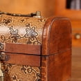 thumbnail image 6 of Jewelry Organizer Box Antique Imitation Copper Latch Printed Wood Mini Treasure Chest Storage Box for Bedroom, 6 of 6
