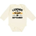 thumbnail image 3 of Inktastic Legends Are Born in September Boys or Girls Long Sleeve Baby Bodysuit, 3 of 5