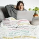 thumbnail image 5 of LHSHID 21st Birthday Blanket Gifts for Her Blanket Flannel Soft and Comfortable Anti static Bed Sofa Blanket 60x80in, 5 of 5