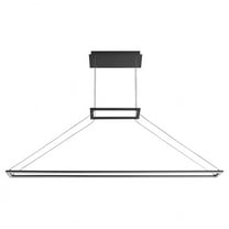 3-6055-15-Oxygen Lighting-Xanni - 32W 1 LED Pendant-0.38 Inches Tall and 6 Inches Wide-Black Finish