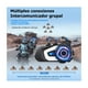 thumbnail image 5 of Intercomunicador Para Casco De Moto  Compartir Música Fm Radio 1500m Bluetooth Ip67 negro blanco, 5 of 5