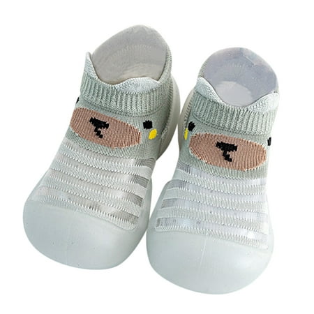

Toddler Girl Shoes Boys Girls Animal Prints Cartoon Socks Shoes Toddler Mesh The Floor Socks Non Slip Shoes ( Grey 26 )