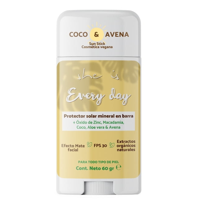 Protector Solar Facial en Barra SHE IS SKINCARE FPS 30 60gr