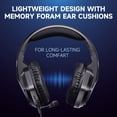 thumbnail image 4 of Gaming Headset for PS5, PS4, Xbox Series X/S, Xbox One, PC, Wired Over Ear Gaming Headphone with Noise Canceling Mic & Stereo Bass Surround Sound & LED Light - Black, 4 of 8