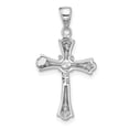 thumbnail image 3 of Auriga 925 Sterling Silver Cubic Zirconia Budded Cross Pendant for Women(L- 28.85mm, W- 15.3mm), 3 of 6