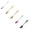 A*1+B*1+C*1+D*1+E*1, variant on Grapefruit Spoons Serrated Edge Knife Stainless Steel Utensil Tool Dessert Spoon for Citrus Lemon Kiwi Salads Melon Lime Pitaya Apple Fruit Puree (Silver,3pcs)