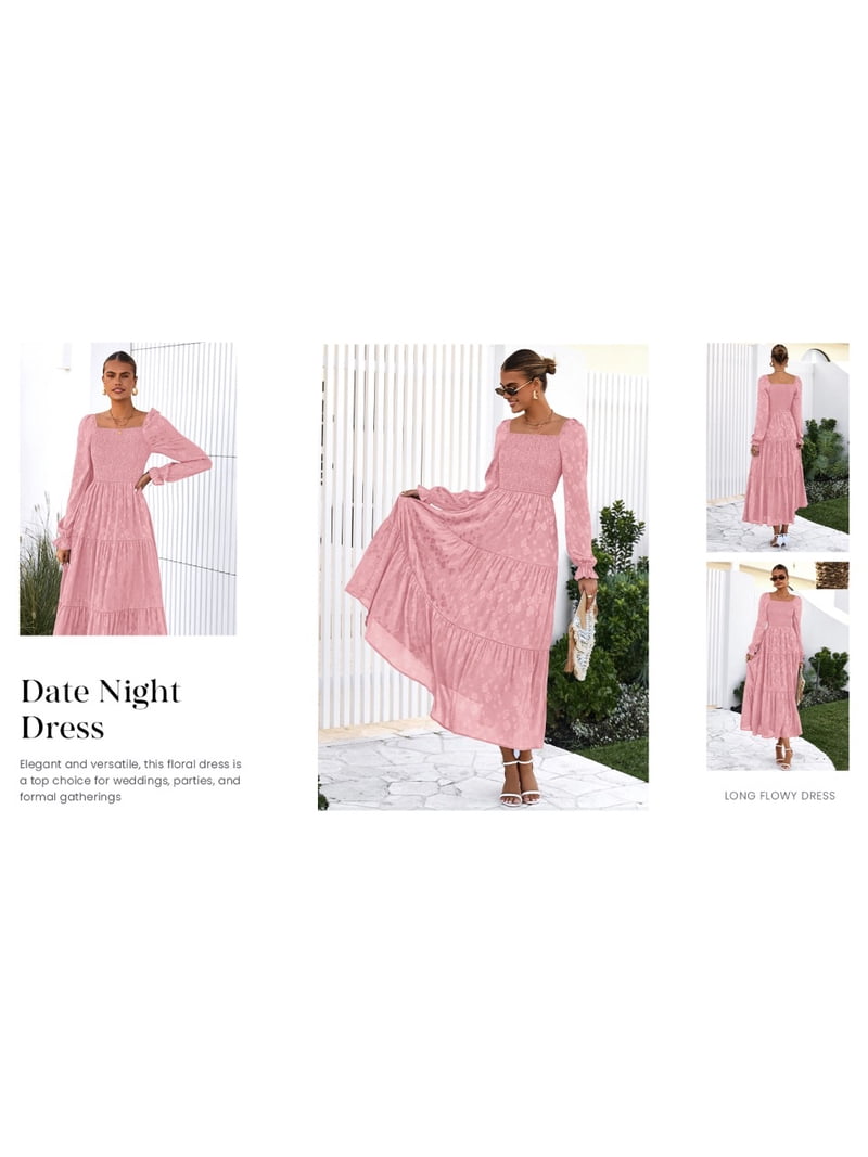 comfy dresses for fall Kate Long Sleeve Velvet Midi Dress