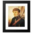 thumbnail image 2 of Friedrich Overbeck 12x14 Black Modern Framed Museum Art Print Titled - Portrait of Johann Christian Jeremias Martini as Military Surgeon of the Imperial French 25th Light Infantery Regiment (1809), 2 of 5