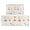 Pioneer Flower Floral-1, variant on Pioneer Flower Floral Print Pattern Kitchen Rugs Sets Of 2, Anti Fatigue Non Slip Washable Floor Mats for Kitchen Sink Laundry, 17X30 Inch 17X47 Inch