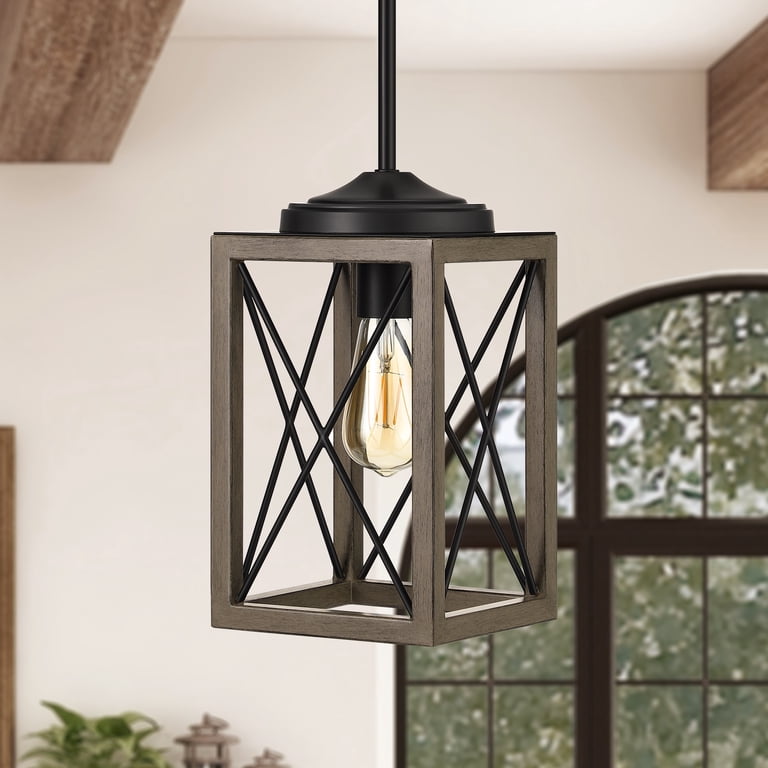 Dewenwils Farmhouse Metal Pendant Light for Kitchen Island photo 1