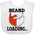 thumbnail image 3 of Inktastic Red Beard is Loading Boys Baby Bib, 3 of 4