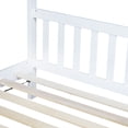 thumbnail image 5 of Miniyam Wood Twin Size Bed with House-shaped Design for Kids and Teens, White, 5 of 8