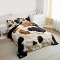 thumbnail image 3 of Homewish Cow Print Bedding Comforter Set 2pcs for Kids Children Teens,Farmhouse Animal Twin Comforter Sets Microfiber,Rustic Retro Vintage Breathable Bedding Set,Super Cozy Room Decor,Reversible, 3 of 8
