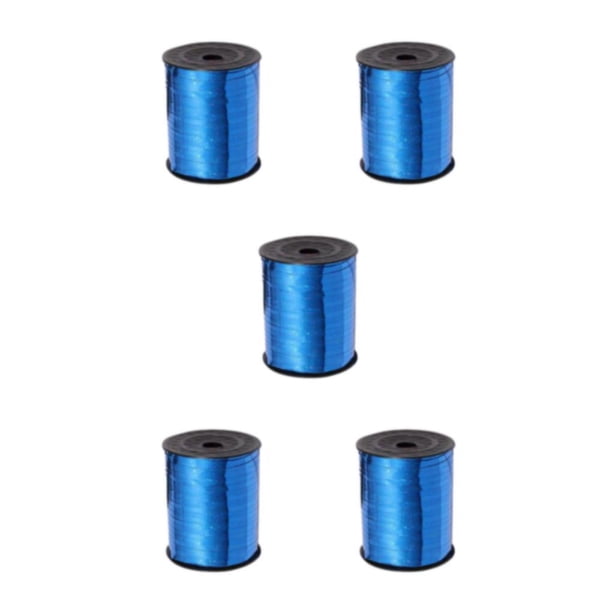 Kearding Cinta de plástico brillante y multifuncional para decoraciones de bodas y fiestas Cinta rizada dorada resistente azul Type2 NO2