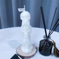 thumbnail image 3 of CASAFUN Halloween Skull Candles Ghost Scented Aroma Candles White Candles Spooky Candles Gifts for Ghost Decor Home Decor Halloween Party Bedroom Room Table Decorations, 3 of 8