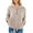 Pink, variant on Fesfesfes Women Hooded Flannel Zipper Lace Long Sleeve Casual Sweatshirt Pullover Top Coat or