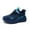 Z01 Dark Blue, variant on Sneakers for Boys Children's Fashion Mesh Lace Up Sneakers Color Matching Casual Comfortable Running Shoes(Size:6-7 Years)