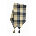 thumbnail image 1 of Mr. MJs Trading AG-11222-13x72 13 x 72 in. Ribbed Table Runner with Tassels, Sand Blue, 1 of 1