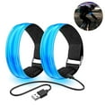 thumbnail image 2 of Paquete de 2 luces para correr para corredores, brazalete Led recargable, azul reflectante Sailing Electrónica, 2 of 5