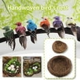 thumbnail image 3 of Round Rattan Bird Nest Easter Handmade DIY Craft Vine N2E3 Simulation Decor, 3 of 8