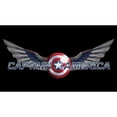 thumbnail image 2 of Junior's Marvel The Falcon and the Winter Soldier Captain America Shield with Wings  Graphic Tee Black Small, 2 of 3
