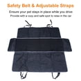 thumbnail image 3 of Dog Seat Cover Waterproof Car Seat Protector for Pets Colored Bone Prints Scratch-Proof Non-Slip Backseat Cover for Cars Trucks SUVs, 3 of 9