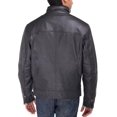 thumbnail image 3 of Mens Dark Gray Coat Luciano Natazzi Quality Cowhide PDM, 3 of 5